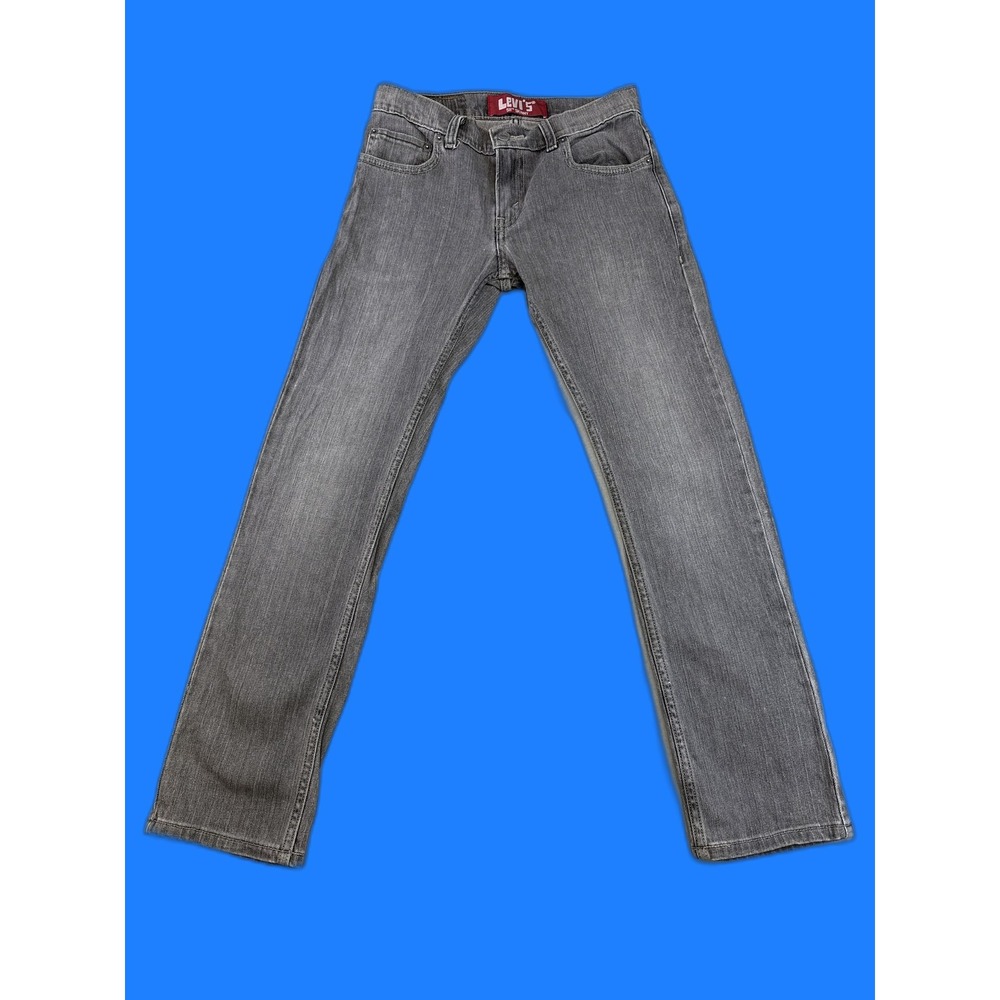 Levi's Skinny Jeans 26 26x26½ Gray Stretch Cotton Elastane Tapered Fit